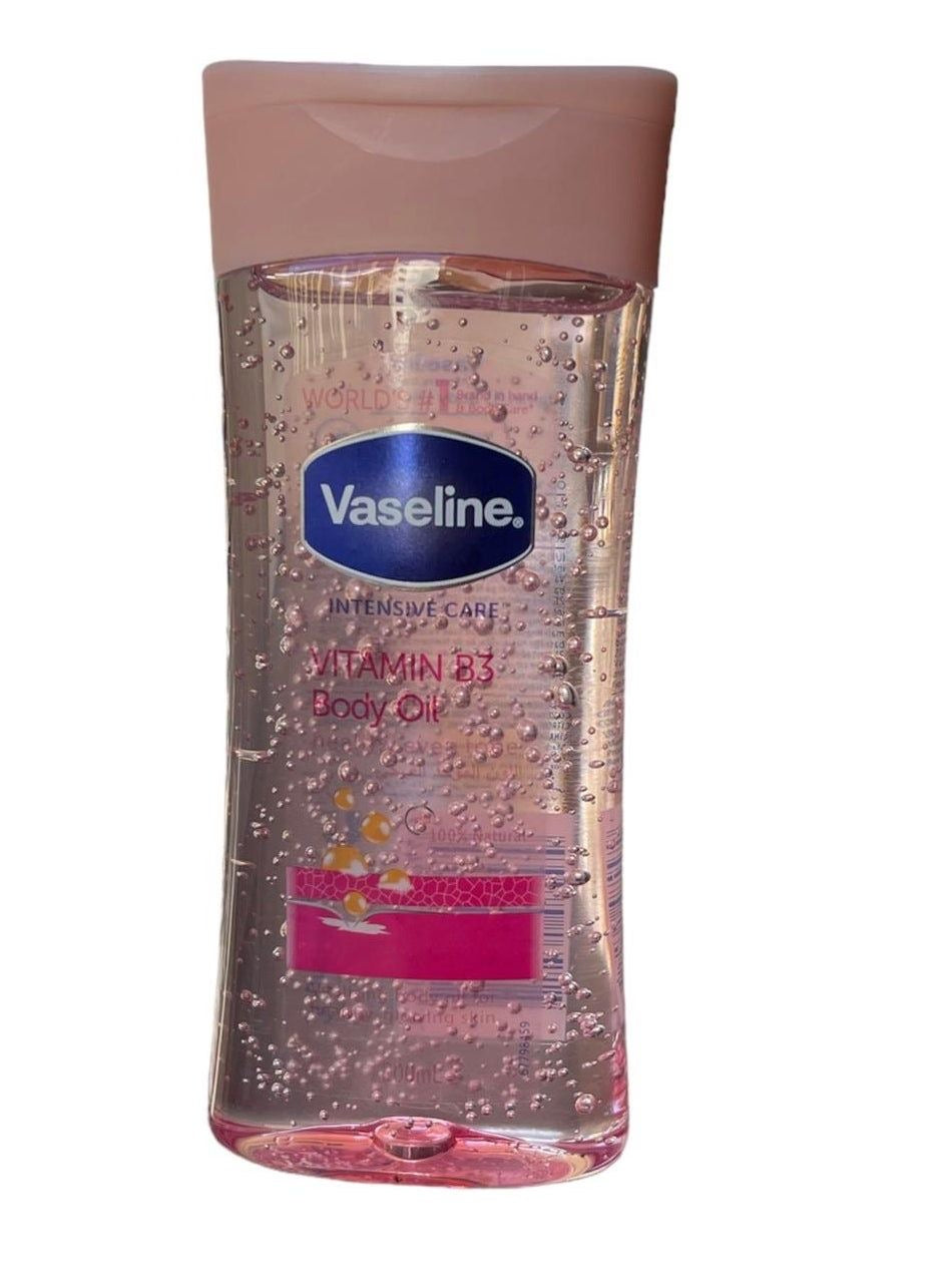 Vaseline pink Vitamin B3 Body Oil( 200ml )– Hydrating & Brightening Body Oil 1 per unit