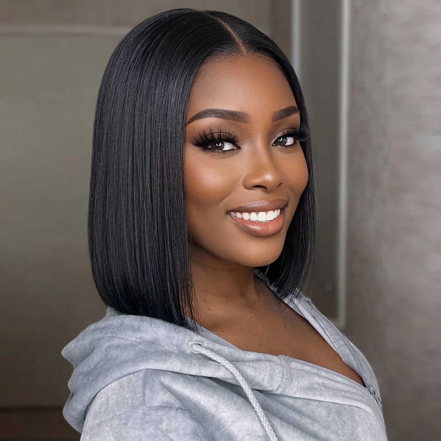 Straight Bob Wig - 13x4 HD Glueless - 210% Density - Human Hair